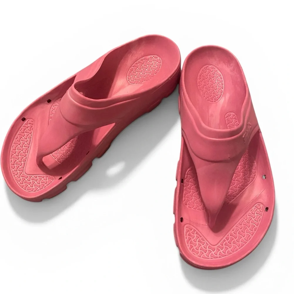Women's Pink Birki’s Thong Sandals - Slip-On Comfort